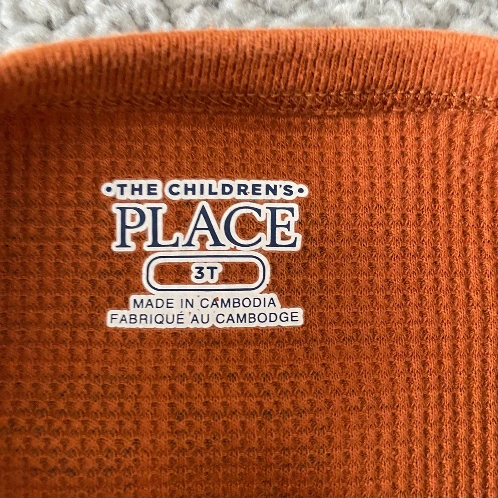 The Children’s Place Boys Shirts 3T Thanksgiving Fall Long Sleeves